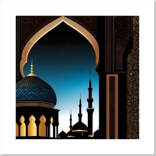 Islamic mosque art Posters and Art